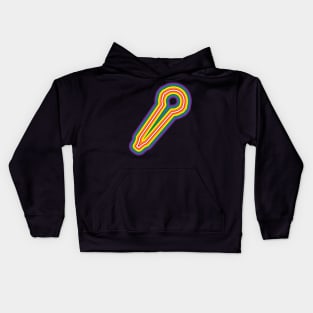 micrphone retro vibe Kids Hoodie